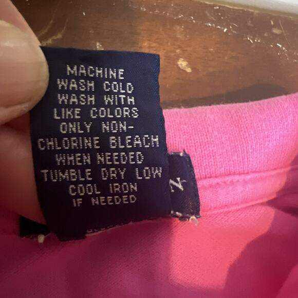 Ralph Lauren Polo Infant Pink Dress Collared Short Sleeve 9-month Baby Girl - Picture 6 of 7